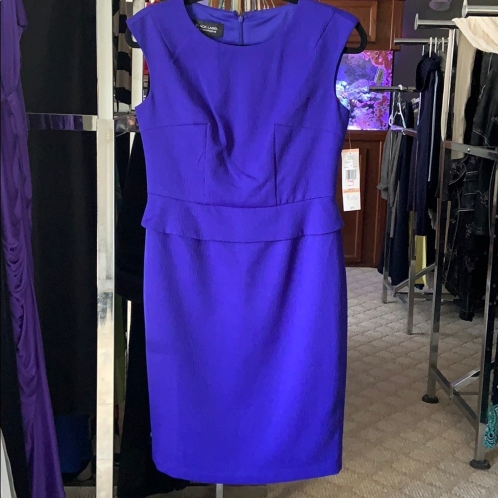 Royal Blue Black Label by Evan Picone Dress NWT